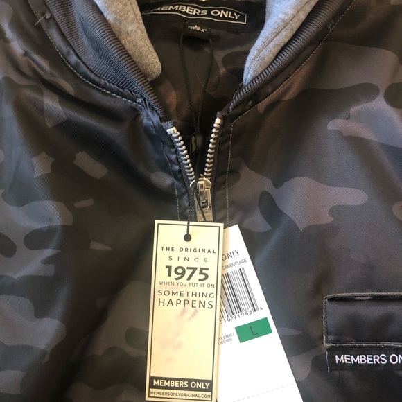 MEMBERS ONLY HODDED BOMBER JACKET - Picture 5 of 7